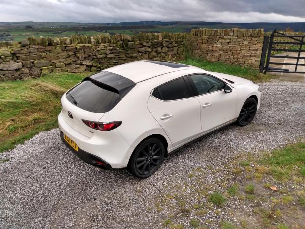 Bury Times: The Mazda 3 in West Yorkshire surroundings
